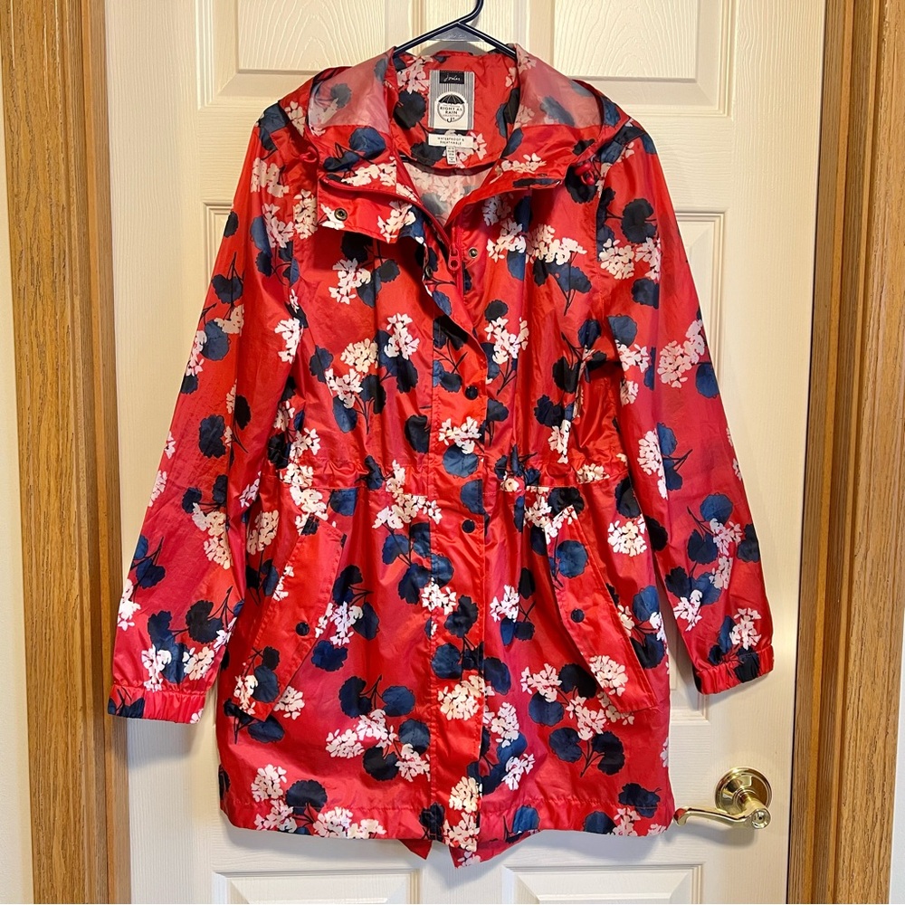 Joules Floral Rain Jacket